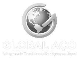 Logo Global Aço - cliente atendido pela Agência Be+
