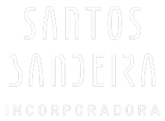 Logo Santos Bandeira Incorporadora - cliente atendido pela Agência Be+